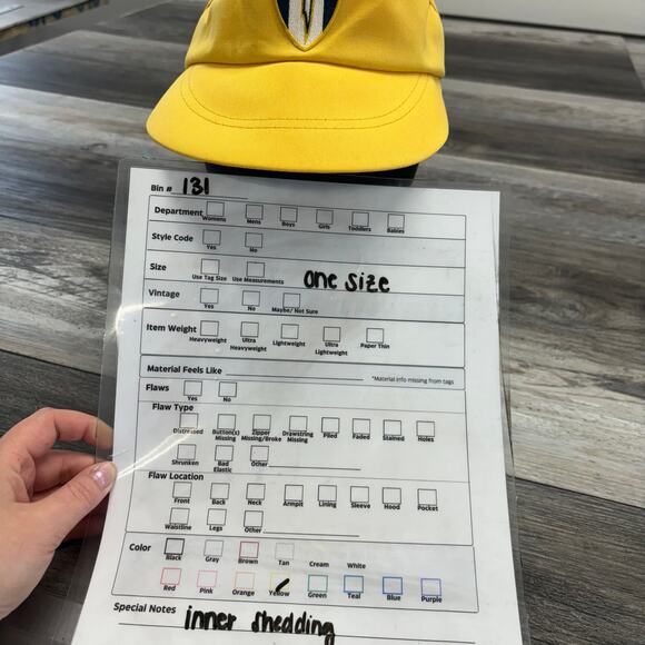 Vintage 70s 80s Pro Shop LA Chargers Yellow Mens OS Logo USA Made Visor Cap NFL - Picture 7 of 7